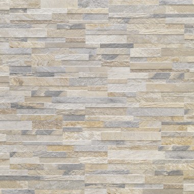 Faïence effet pierre rondine cubics beige 15*61 naturel