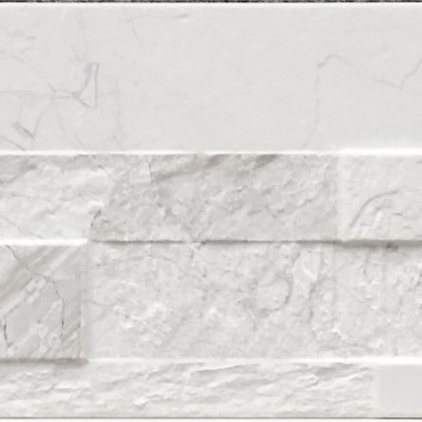 Faïence effet marbre rondine gioia 3d bianco 15*61 naturel
