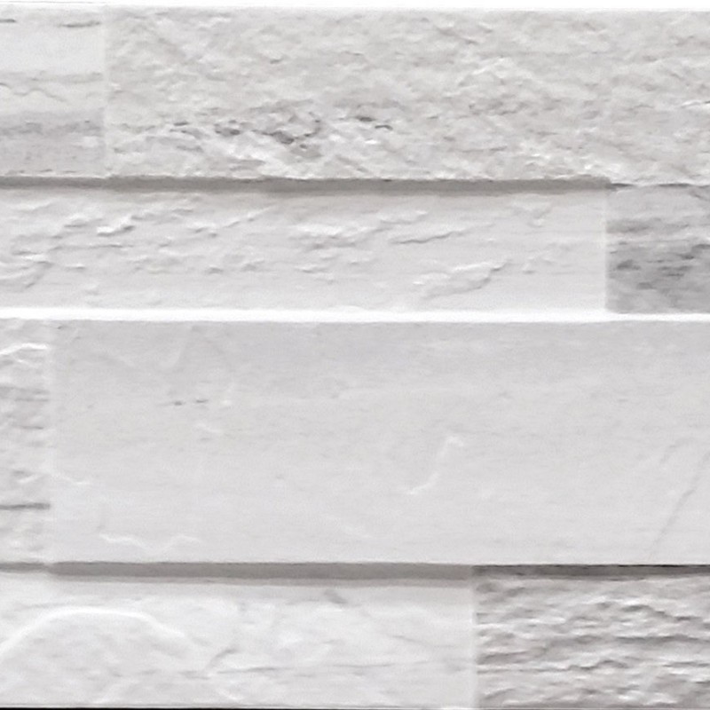 Faïence effet pierre rondine palissandro 3d white 15*61