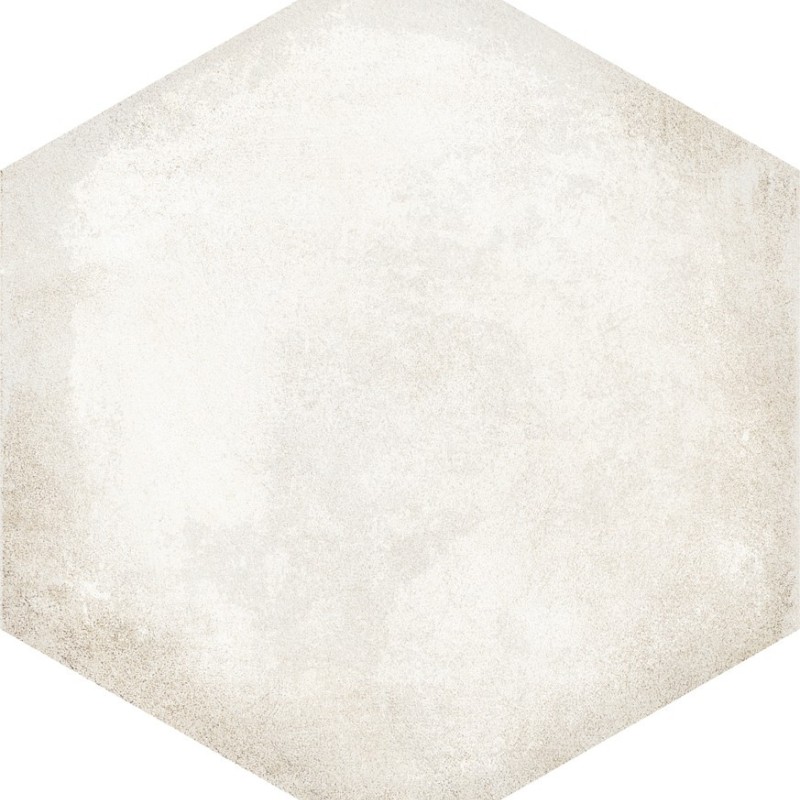 Carrelage effet carreaux ciment nanda tiles habitania mily white 21*25 naturel