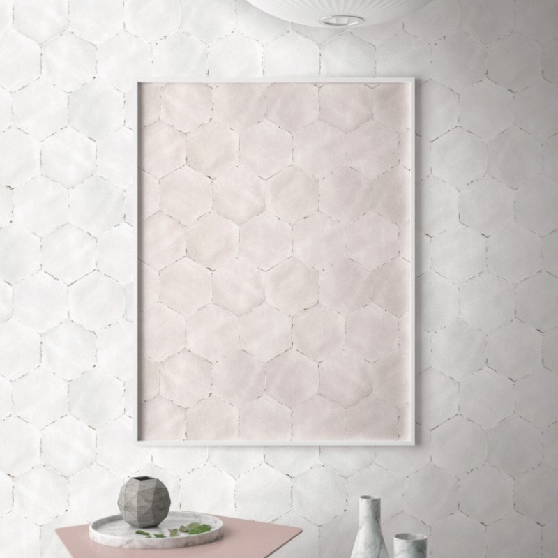 Carrelage effet carreaux ciment nanda tiles capri oxalis rose 14*16 naturel