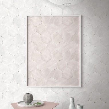Carrelage effet carreaux ciment nanda tiles capri solaro white 14*16 naturel