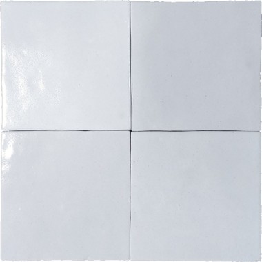 Faïence effet zellige nanda tiles mmanara clay sahara white 10*10 brillant