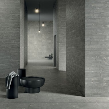 Carrelage effet pierre lea ceramiche anthology 04 gray