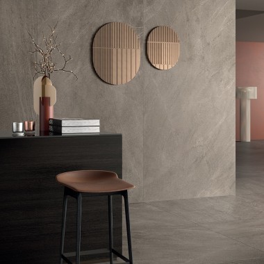 Carrelage effet pierre lea ceramiche nextone next taupe