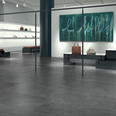 Carrelage effet pierre lea ceramiche waterfall gray flow