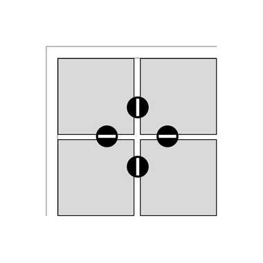Croisillons autonivelants 2mm